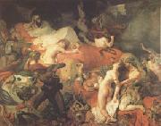 Eugene Delacroix Death of Sardanapalus (mk05) oil painting reproduction